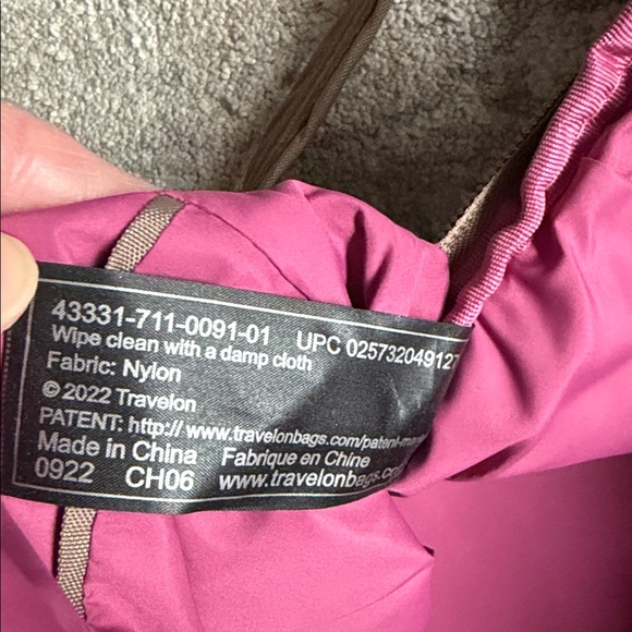 Travelon Anti-Theft Signature Slim Backpack Sable Brown RFID Pockets Organizer - Picture 5 of 11